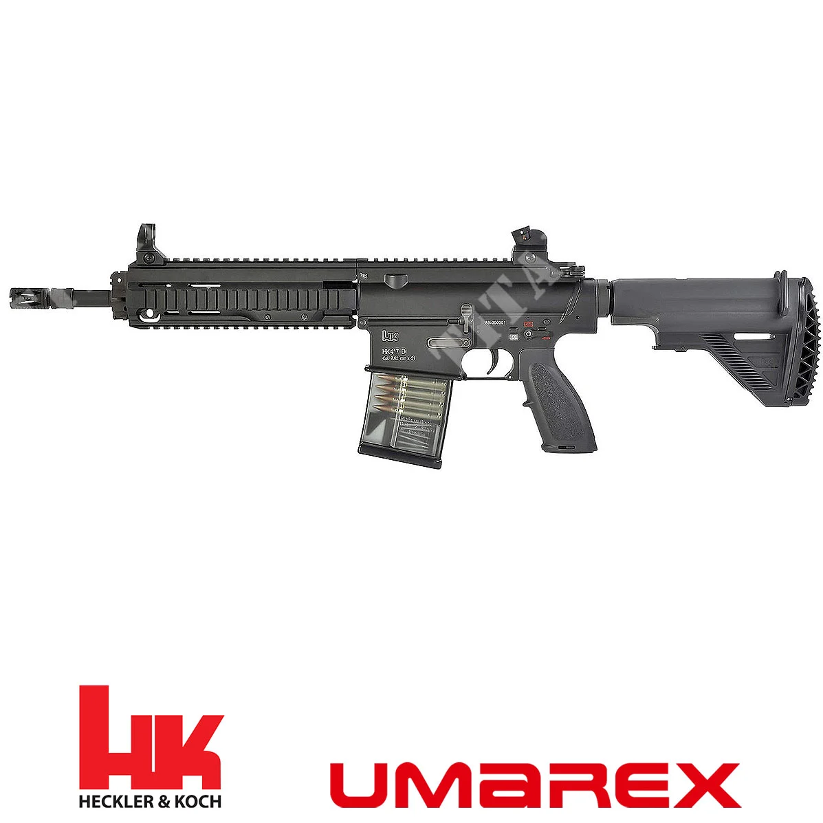 HK 417D AEG FULL METAL VFC UMAREX RIFLE (2.5945X-ROS)