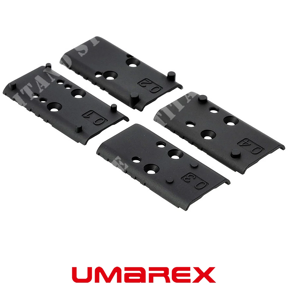 JUEGO DE PLACAS DE PUNTO ROJO PARA G17 MOS UMAREX (5.8499)