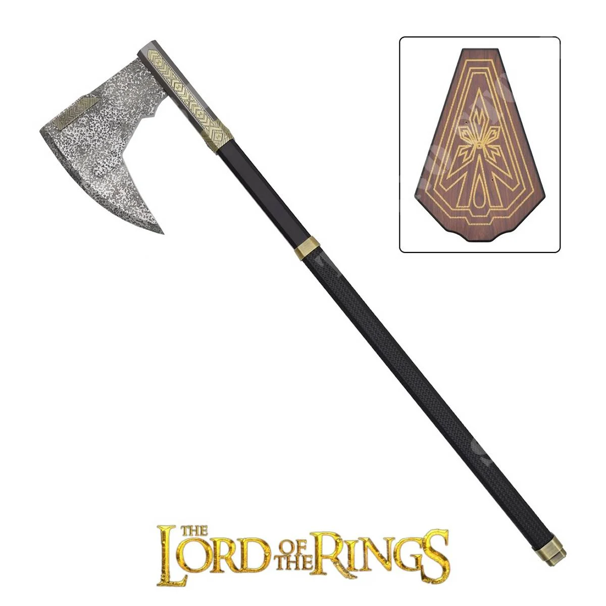 EL HACHA ORNAMENTAL BARBUDA DE GIMLI DE EL SEÑOR DE LOS ANILLOS (ZS1214)