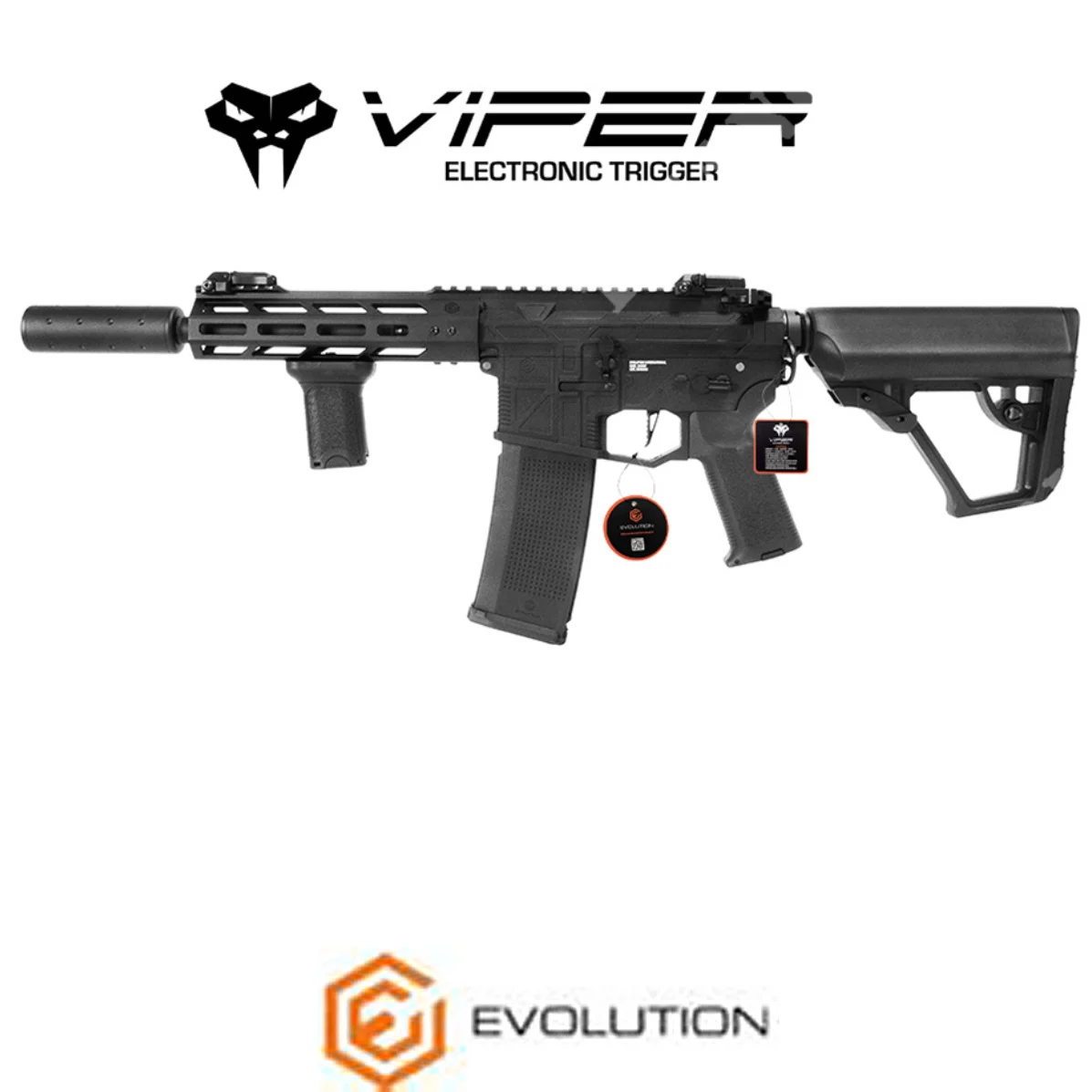 Fusil M4 GHOST 3.0 SILENT OPS VIPER S BLACK EVOLUTION (MHS-4005)