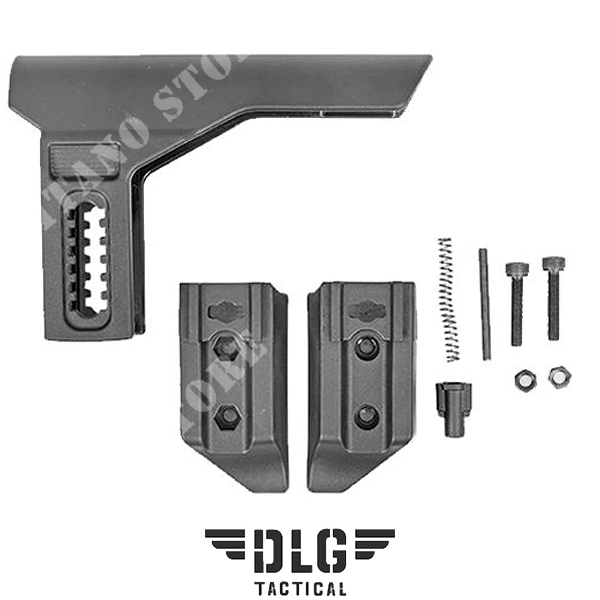 DLG MINIMALIST NEGRO AUMENTO DE CALIDAD LARGA (DLG-052)