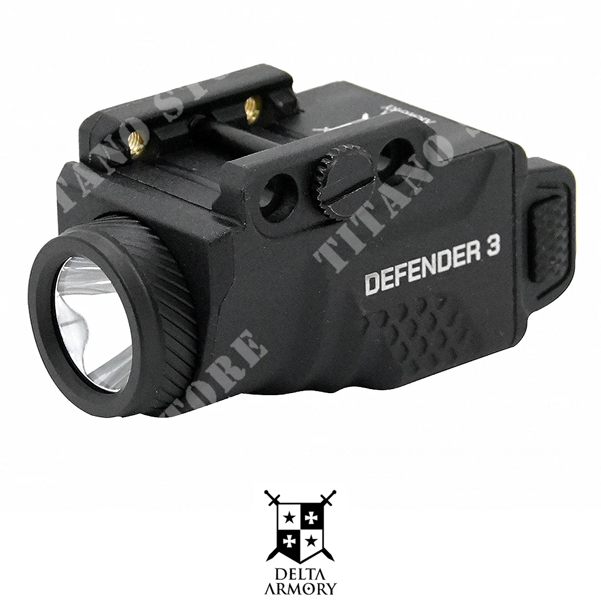 LINTERNA PARA PISTOLA DELTA ARMORY DEFENDER 3 DE 480 LÚMENES (DA-FL-03)