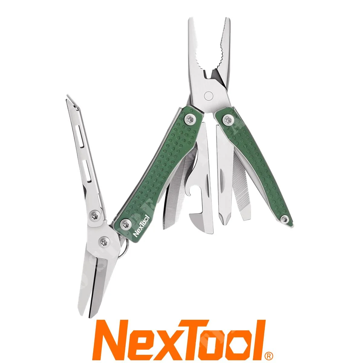 MINI ALICATES NEXTOOL VERDES DE ESTILO FLAGSHIP (NE20050)
