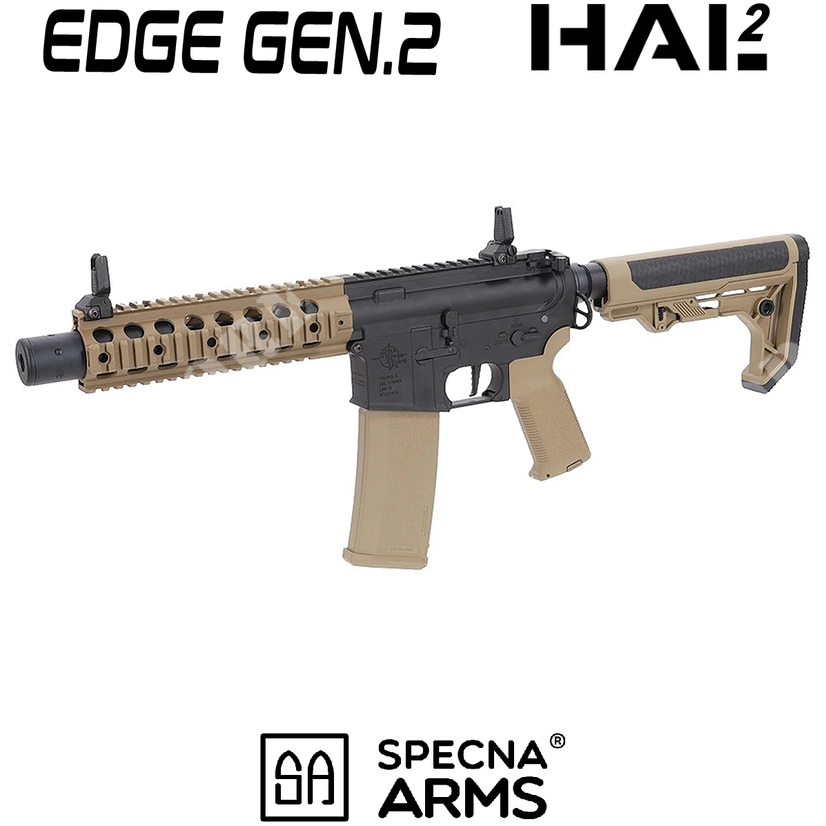 Fusil M4 RRA SA-E05 EDGE HAL 2 LIGHT OPS GEN2 TAN SPECNA ARMS (SPE-01-047157)