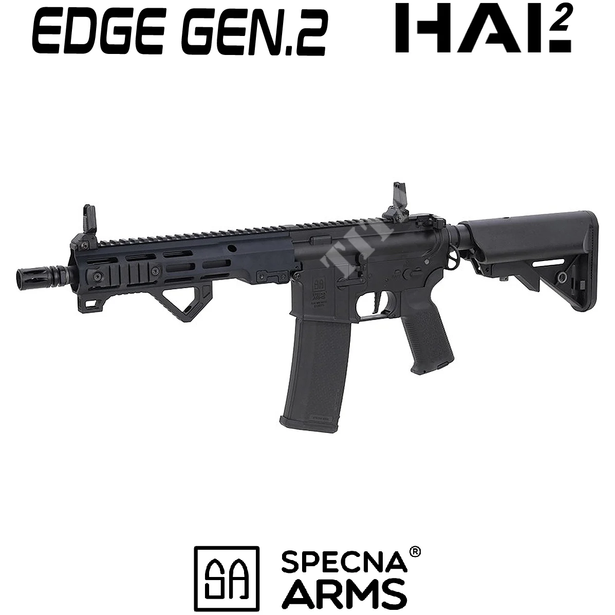 RIFLE M4 SA-E23 EDGE HAL2 ETU GEN2 BRAZOS SPECNA NEGRO (SPE-01-039918)