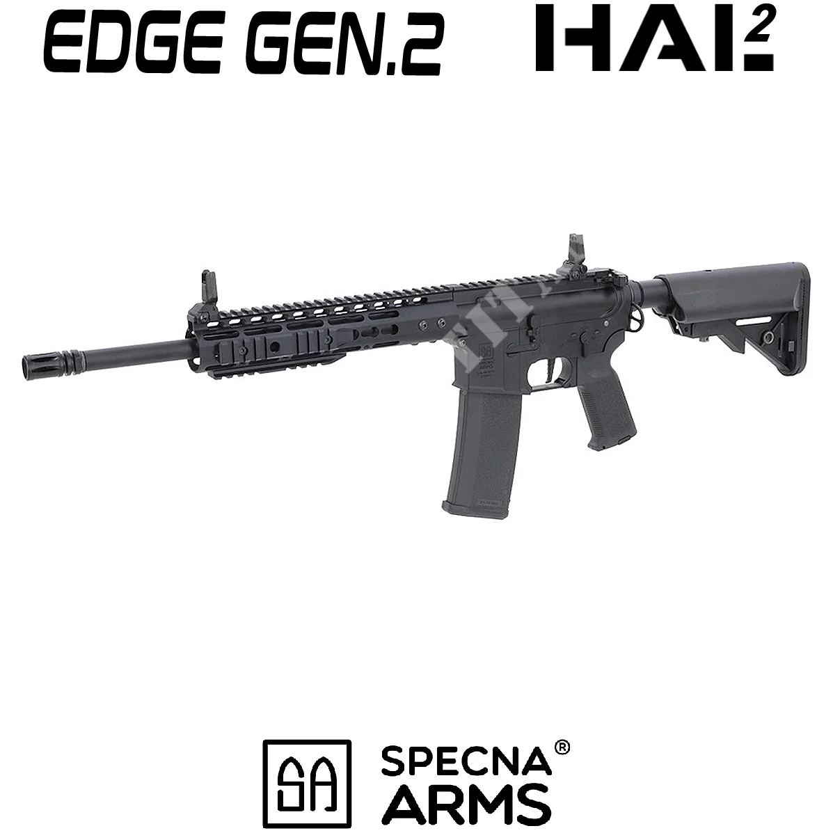 RIFLE M4 SA-E09 EDGE HAL2 ETU GEN2 BRAZOS SPECNA NEGRO (SPE-01-047160)