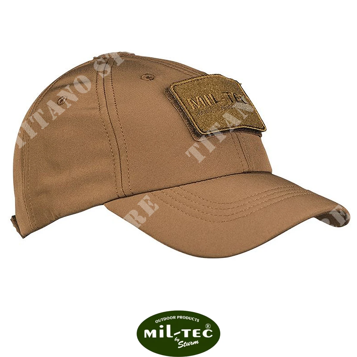 GORRA DE BÉISBOL MIL-TEC NEGRA SOFTSHELL (123175)