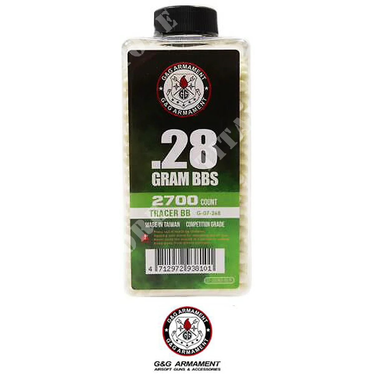 DISPAROS DE SEGUIMIENTO 0,28 VERDE 2700Bbs G&G (G-07-268)