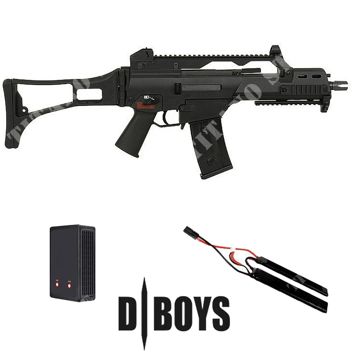 G36C + BATERÍA LIPO DE 7.4V + CARGADOR DE BATERÍA D-BOYS (4781KIT)