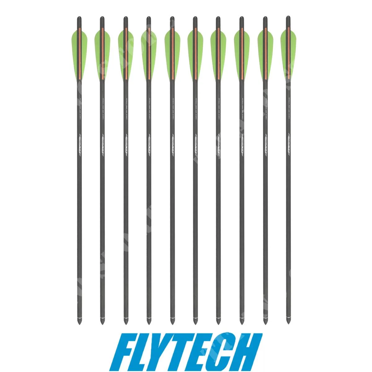 SET 10 DARDOS BANDOLERA CARBONO 22 "FLYTECH (IB117-10)