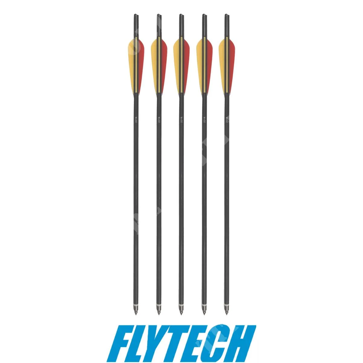 SET 5 DARDOS BANDOLA 20 "ALUMINIO FLYTECH (IB28-5)