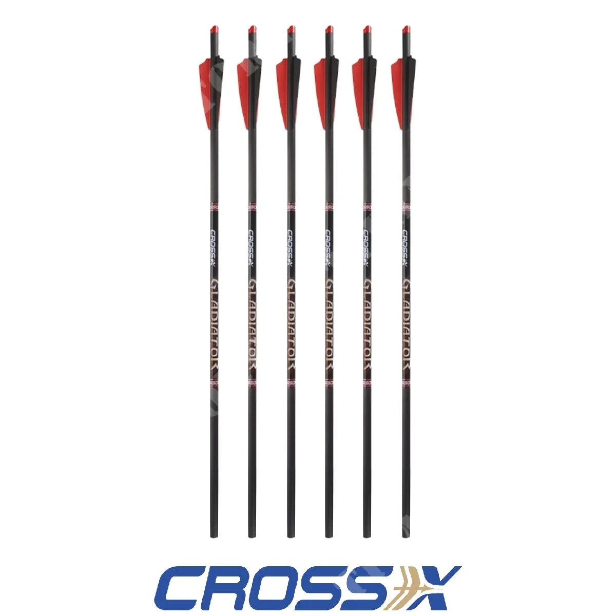 SET 6 DARDOS BANDOLERA GLADIADOR 20 "CARBON CROSS-X (53S512-6)