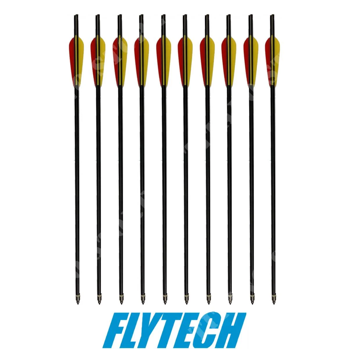 SET 10 DARDOS BANDOLERA ALUMINIO 22 "FLYTECH (IB26-10)