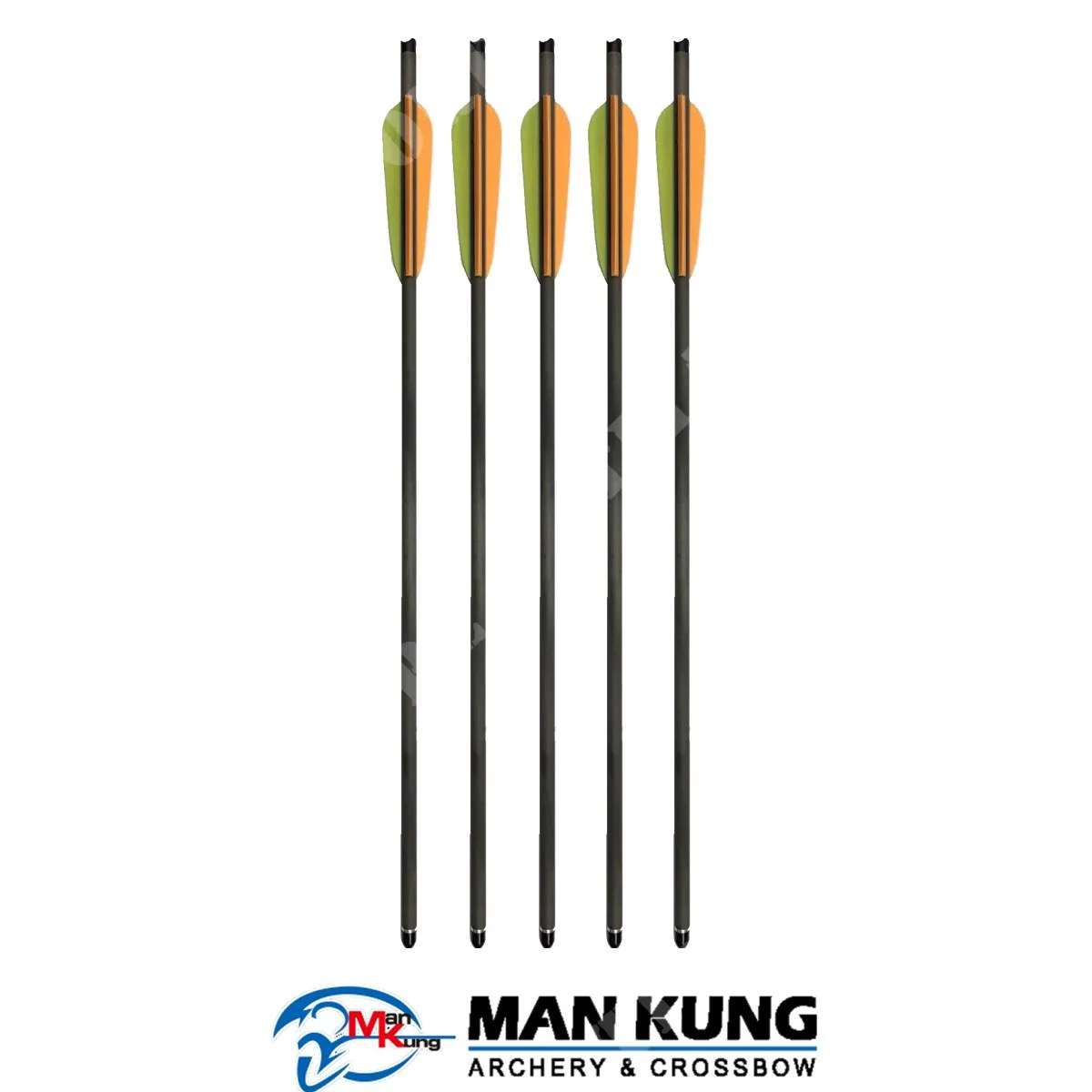 Juego de 5 flechas de ballesta de carbono de 20" EK ARCHERY (D067B-5)