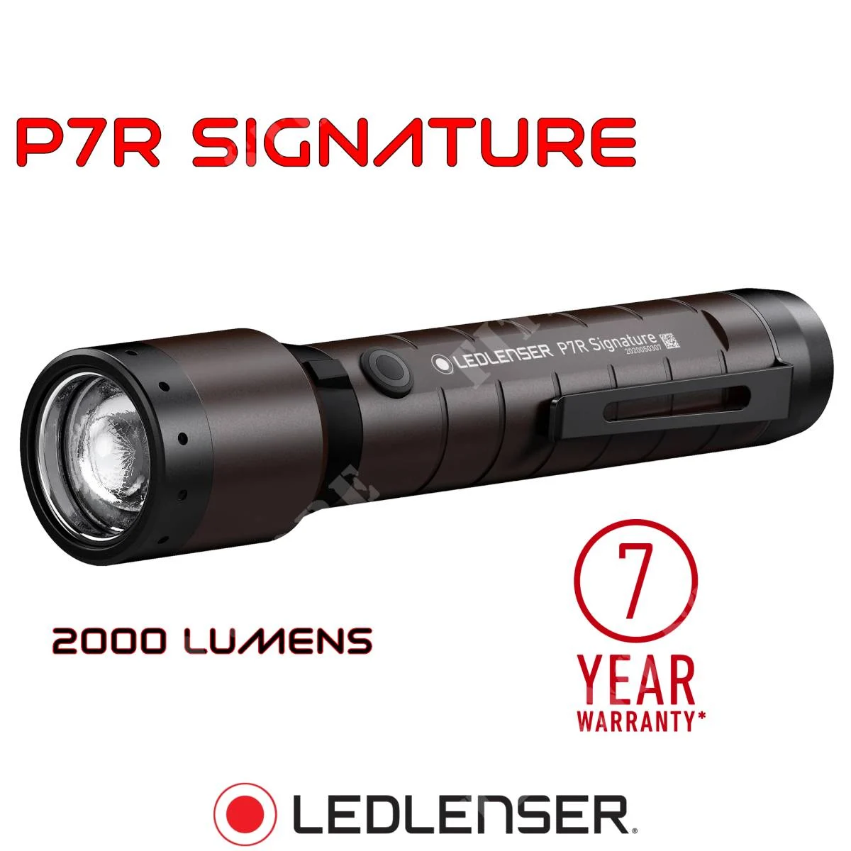 LINTERNA LED P7R SIGNATURE 2000 LUMEN LEDLENSER (502190)