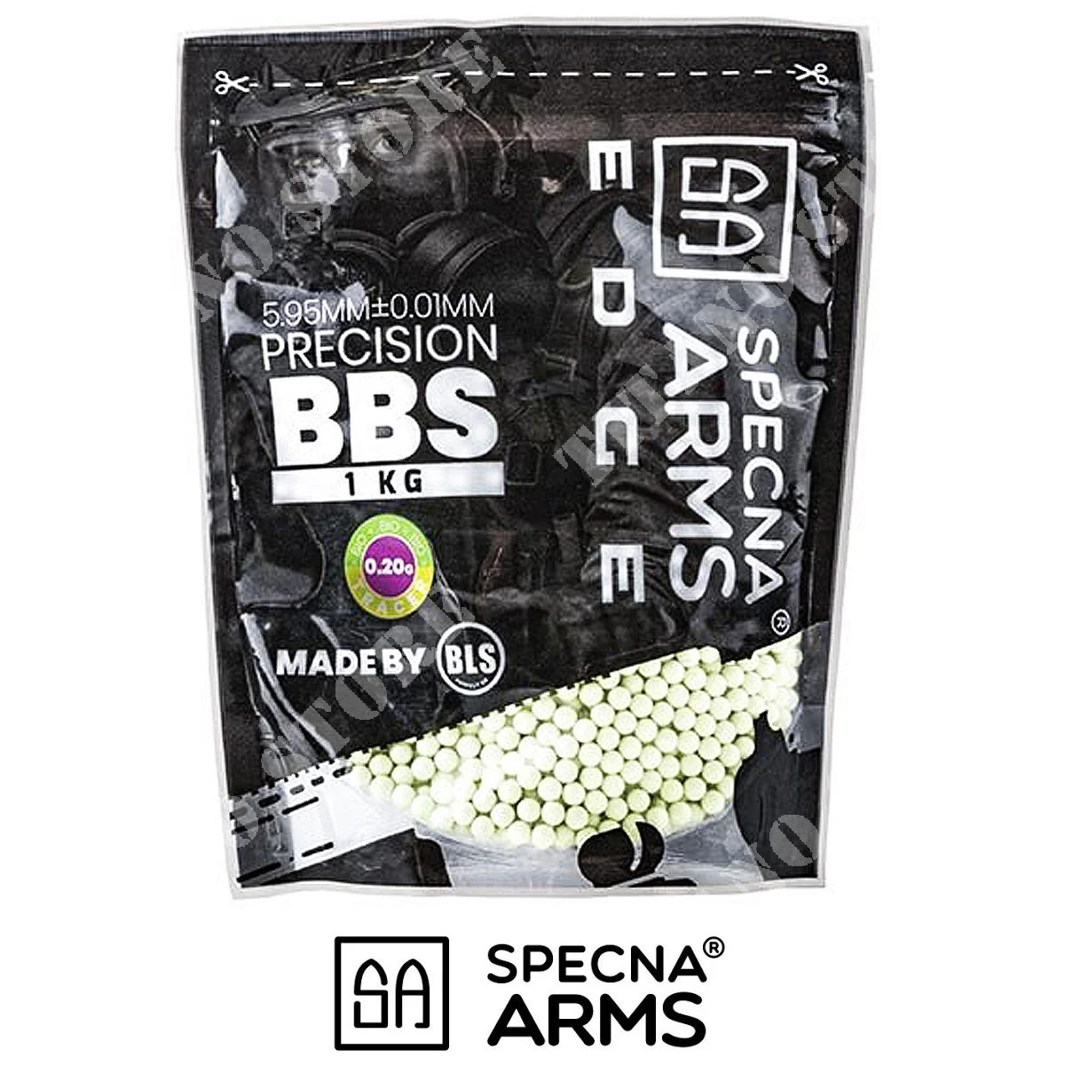 TRACER BB'S BIO 0.20 VERDE PRECISIÓN 1KG SPECNA BRAZOS (SPE-16-027233)