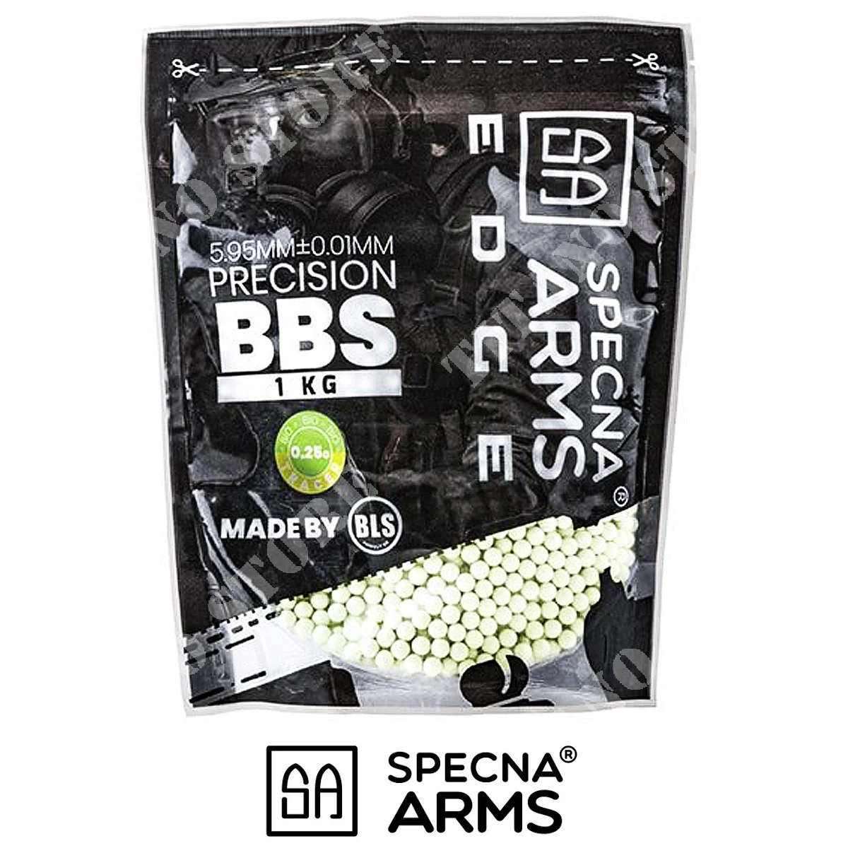 TRACER BB'S BIO 0.25 VERDE PRECISIÓN 1KG SPECNA ARMS (SPE-16-027234)