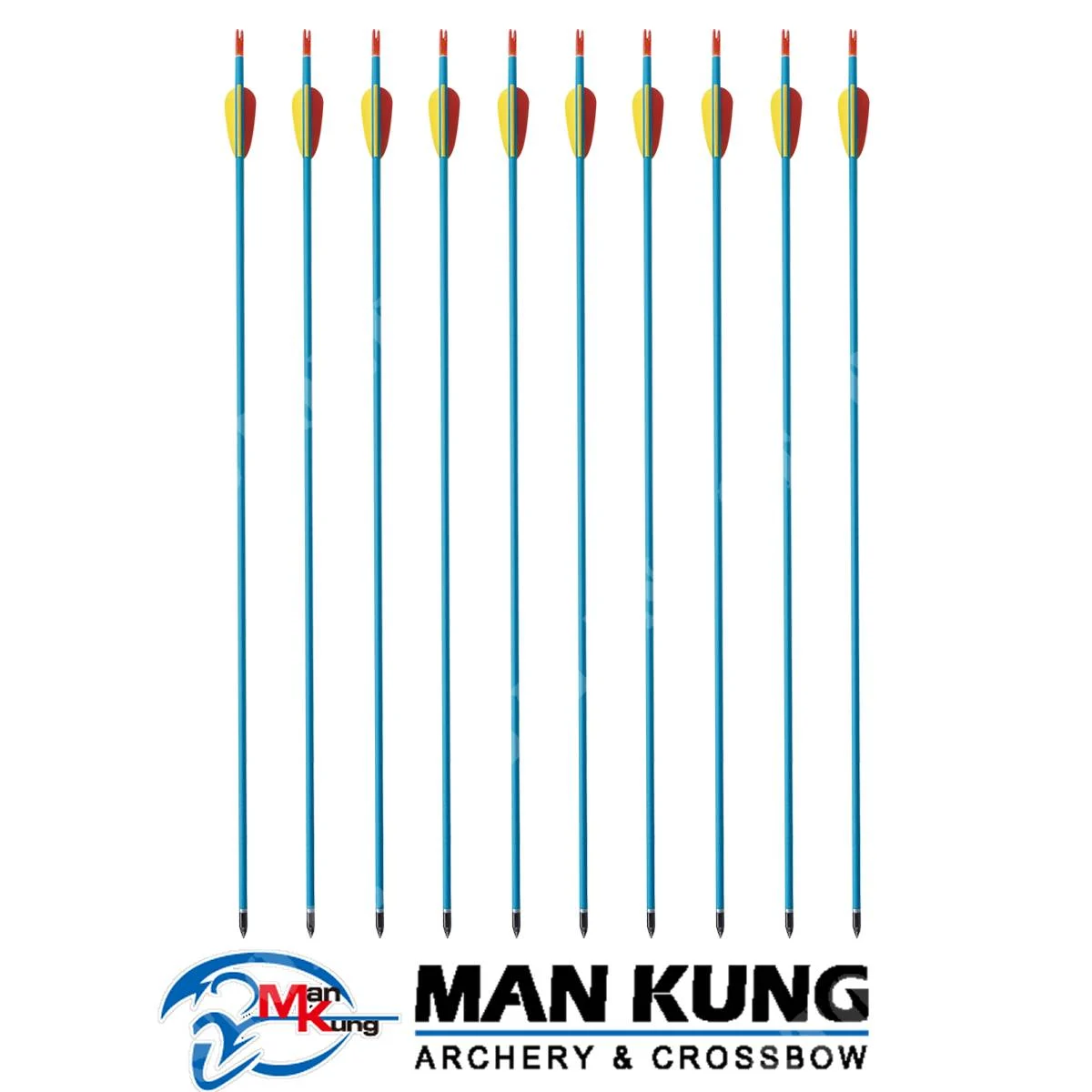 SET 10 FLECHAS FLECHAS ALUMINIO 30 '' MAN KUNG (D016-10)