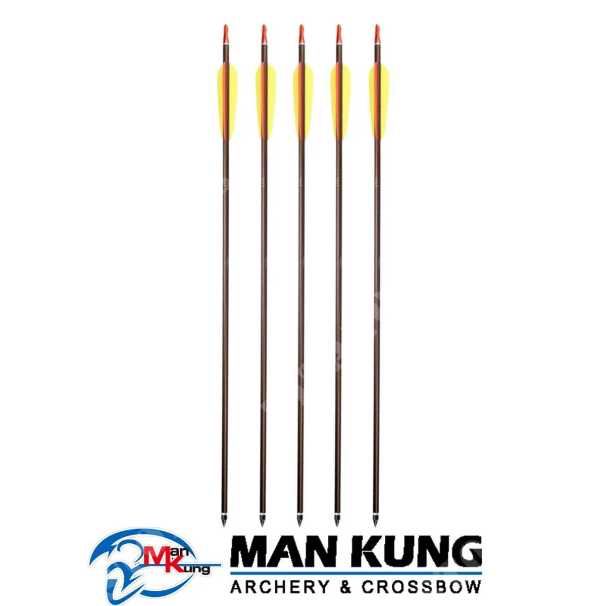 SET 5 FLECHAS ALUMINIO 30 '' MAN KUNG (D033-5)