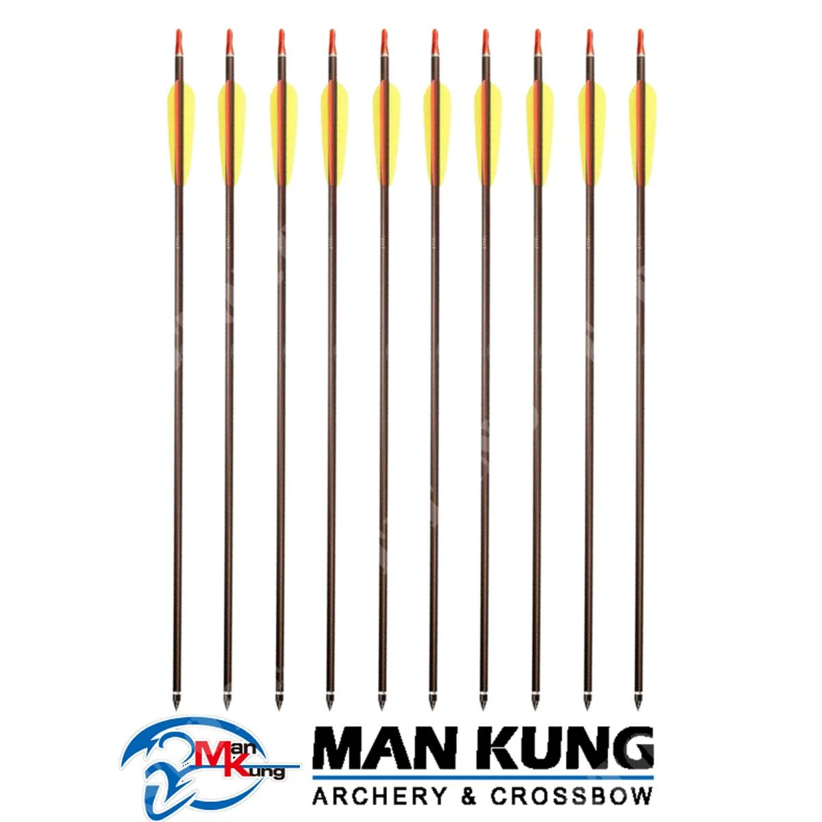 SET 10 FLECHAS FLECHAS ALUMINIO 30 '' MAN KUNG (D033-10)