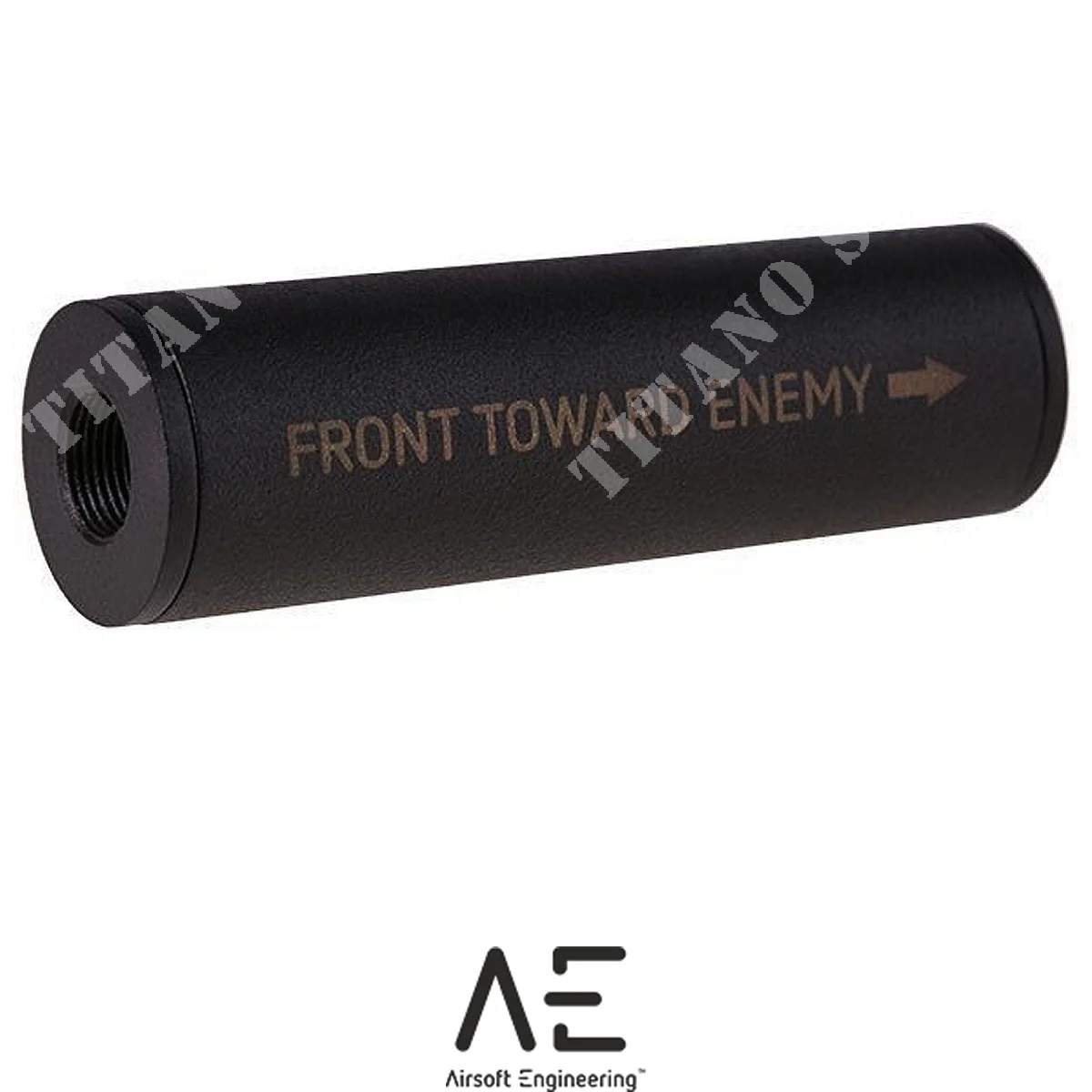 SILENCIADOR COVERT TACTICAL PRO 30x100mm DELANTERO HACIA ENEMIGO AIRSOFT INGENIERIA (AEN-09-019879)