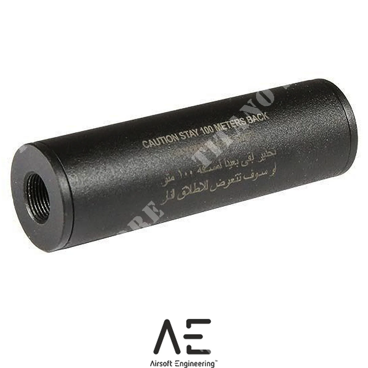 SILENCIADOR COVERT TACTICAL PRO 30x100mm ESTANCIA 100 METROS ATRAS AIRSOFT INGENIERIA (AEN-09-019861)