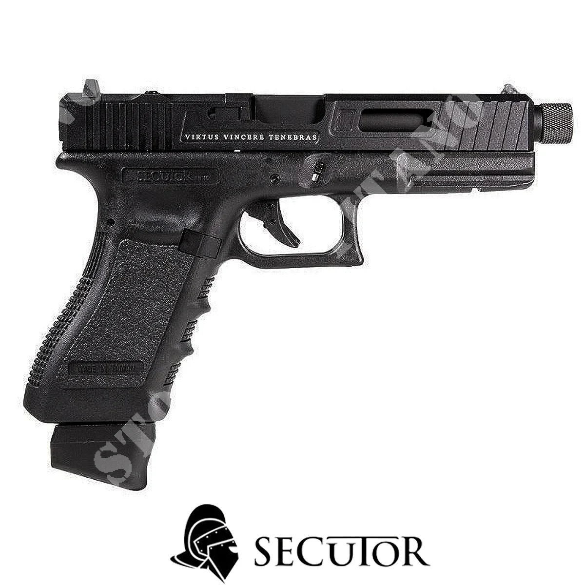 PISTOLA DE CO2 NEGRA GLADIUS MAGNA VI 6mm SECUTADOR DE RETROCESO (T66573)