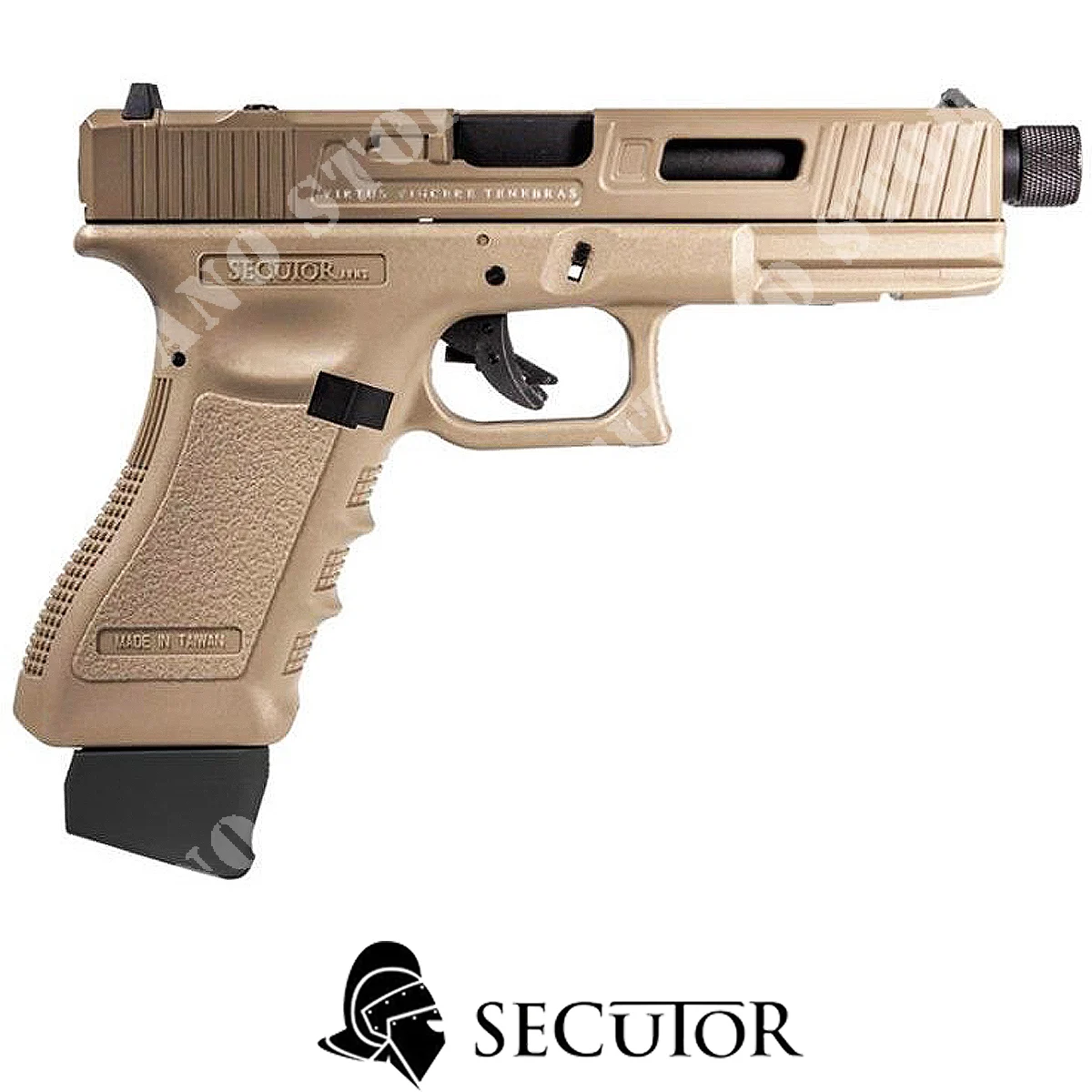 PISTOLA SECUTADORA GLADIUS MAGNA III TAN CO2 6mm (T66572)