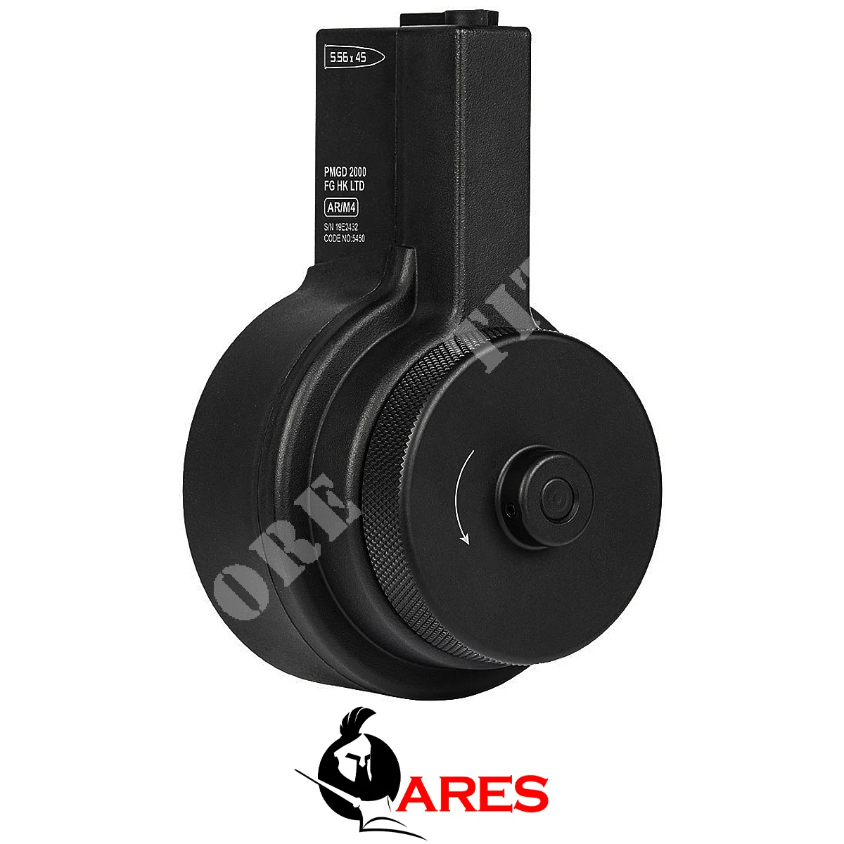 CARGADOR MANUAL TAMBOR 2150BB PARA M4 BLACK ARES (AR-MAG043)