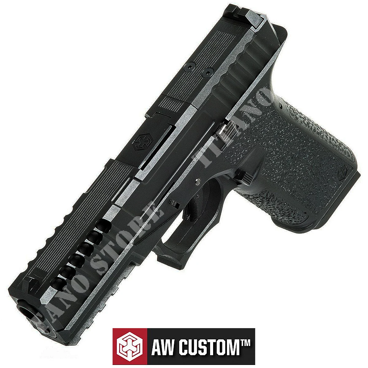 GLOCK VX7 MOD 3 PRECUTADO TACTICO GAS NEGRO AW CUSTOM (AW-VX7310)