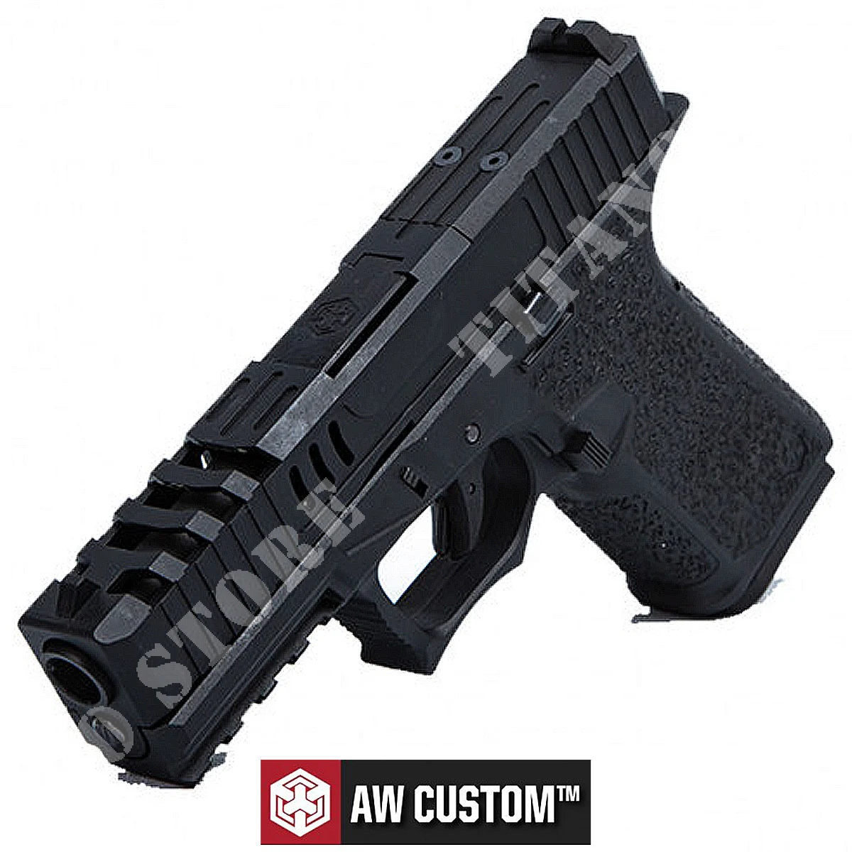 G19 VX9 MOD 2 PRECUT TACTICAL BLACK GAS AW PERSONALIZADO (AW-VX9210)