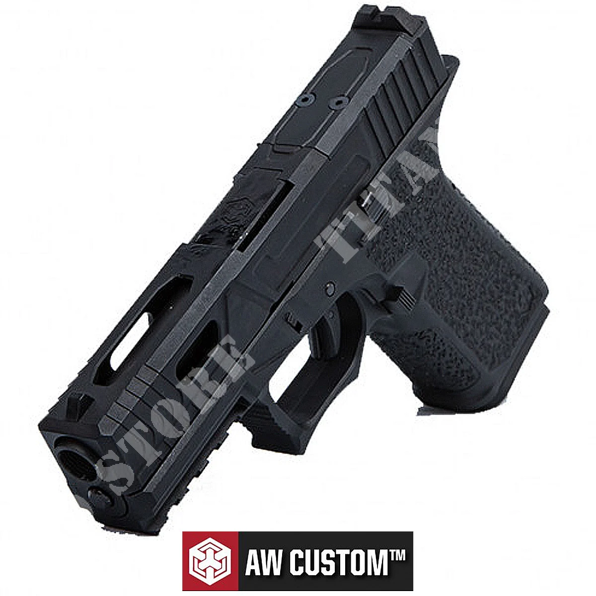 G19 VX9 MOD 3 PRECUT TACTICAL BLACK GAS AW PERSONALIZADO (AW-VX9310)