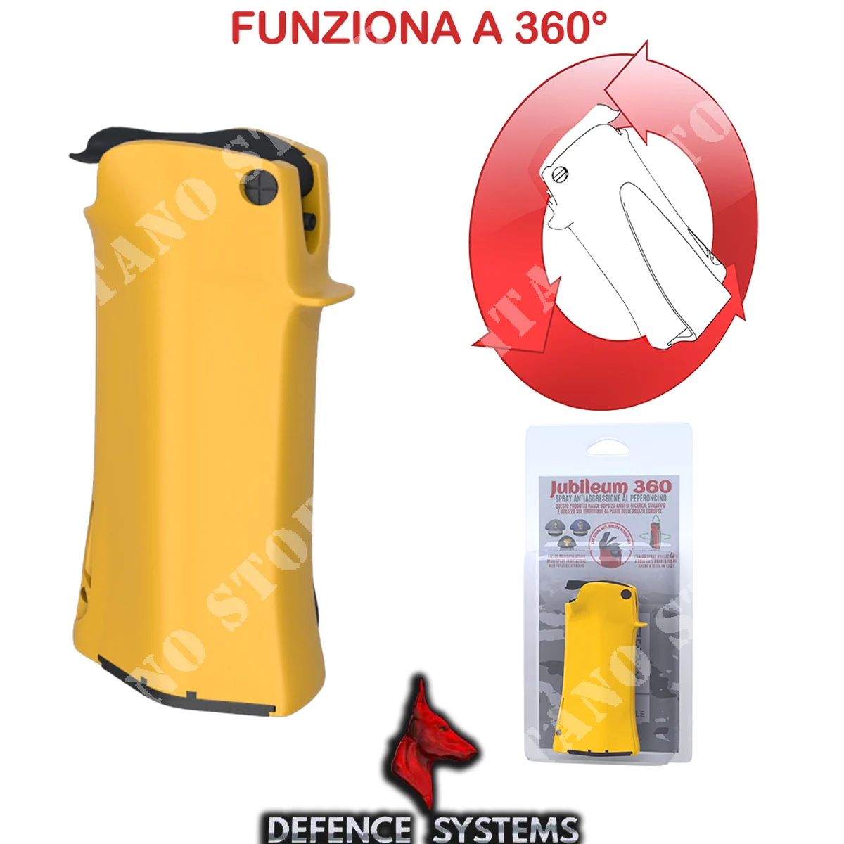 SPRAY JUBILEUM 360 AMARILLO ANTIAGRESIÓN 20ML SISTEMA DEFENSA (DFN-90911)