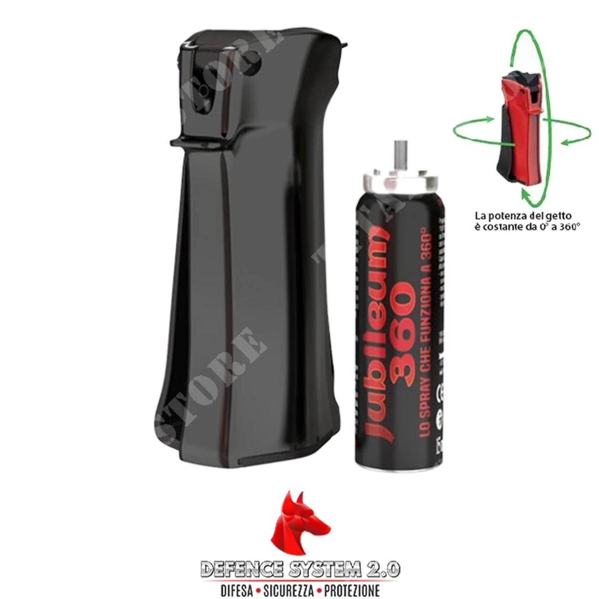 SPRAY JUBILEUM 360 NEGRO ANTIAGRESIÓN 20ML SISTEMA DEFENSA (DFN-90910)