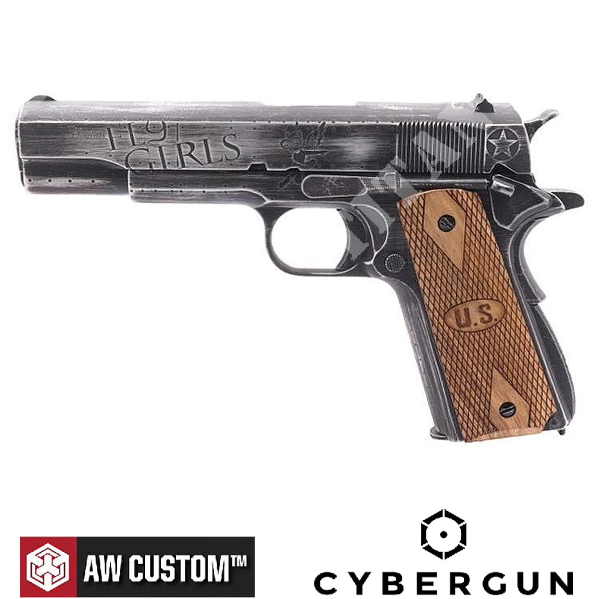 AUTO ORDENANZA 1911 AO FLY GIRL PISTOLA CIBERNÉTICA PERSONALIZADA (CYB-430502)