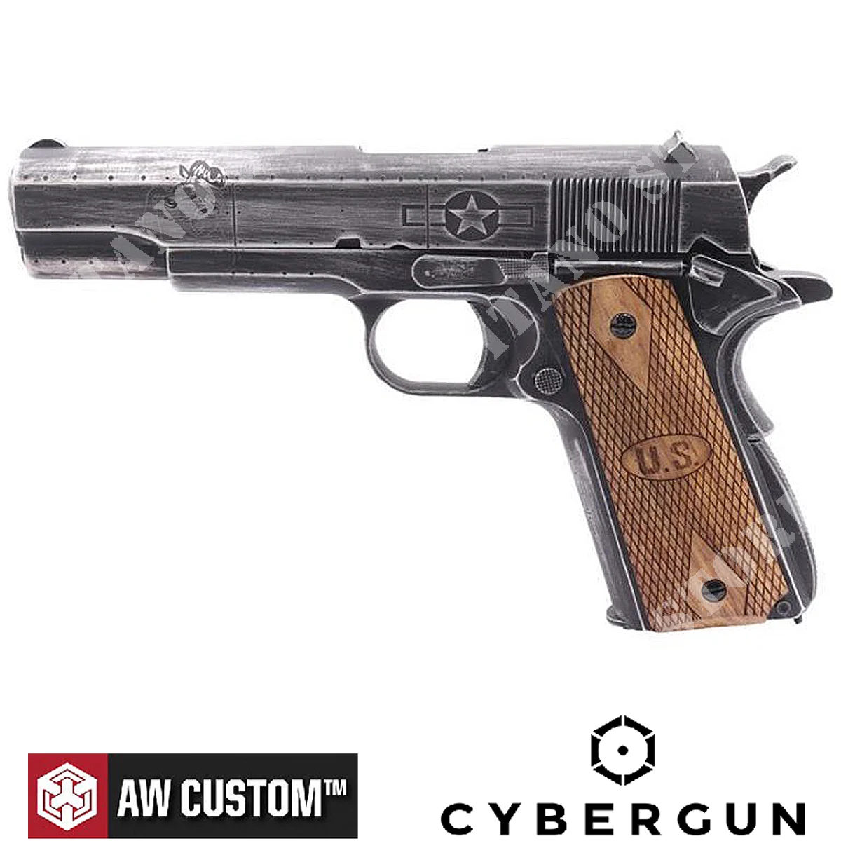 PISTOLA AUTOMÁTICA 1911 AO VICTORY GIRL CUSTOM CYBERGUN (CYB-430501)