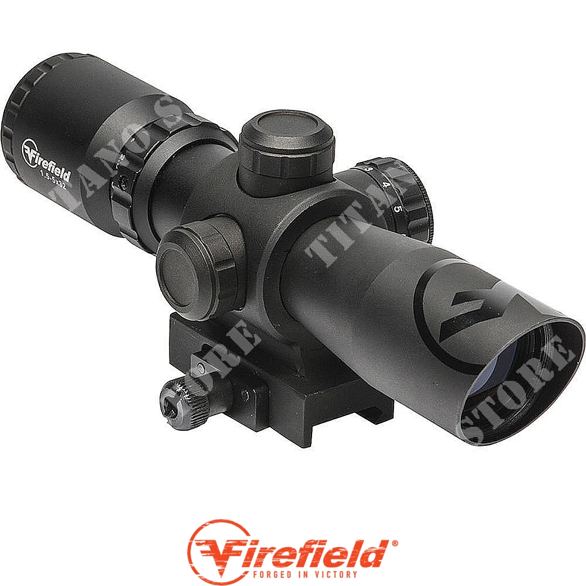 LENTE 1.5-5x32 RIFLESCOPE MIL-DOT RETICLE FIREFIELD (FF13061)