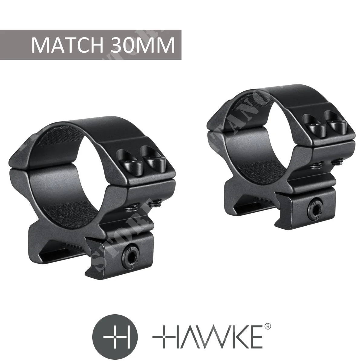 JUEGO DE ENCUADERNACIÓN 2PZ 30MM LOW WEAVER HAWKE (22115)