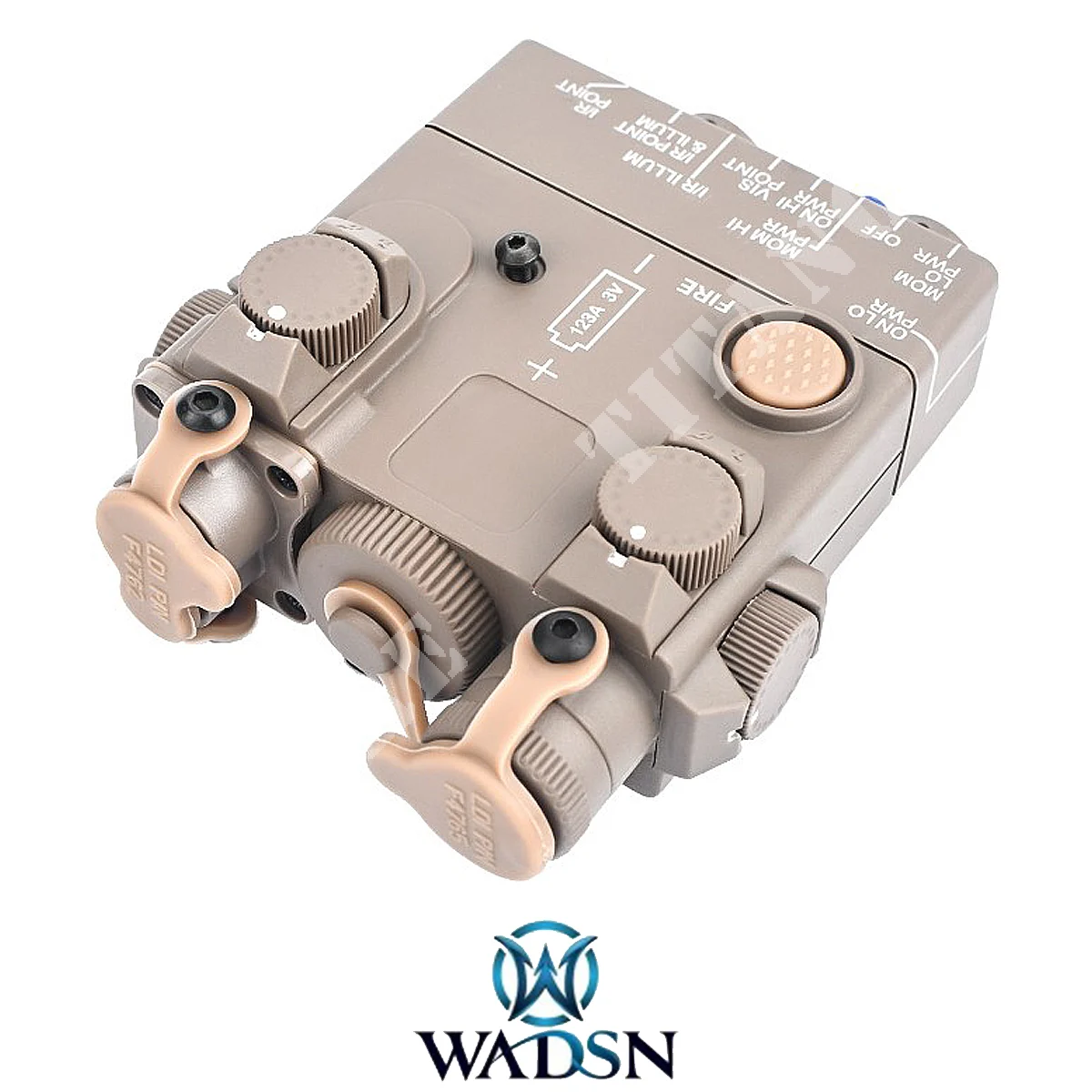 ESTUCHE DE BATERÍA AN-PEQ DARK EARTH WADSN (WDX020-T)