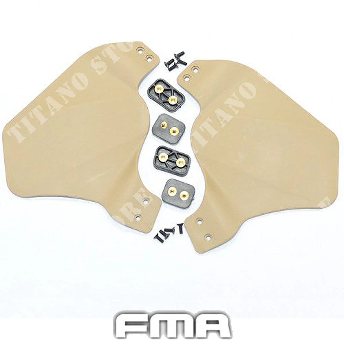 JUEGO DE TAPAS DE OÍDOS PARA CASCOS RÁPIDOS VERDE FMA (FMA-21-003850)
