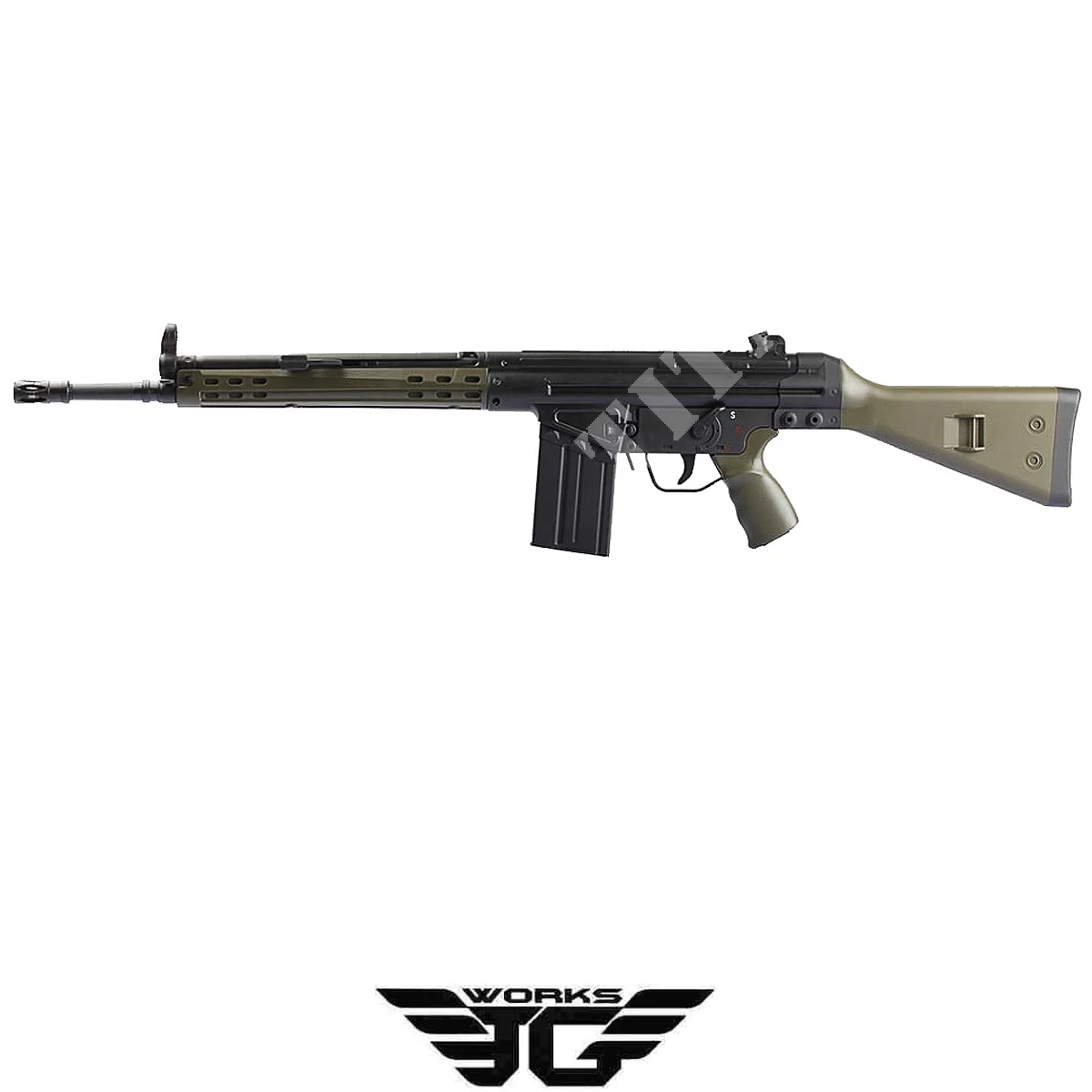 FUSIL ELÉCTRICO G3 T3-K3 OD JG (T3100)