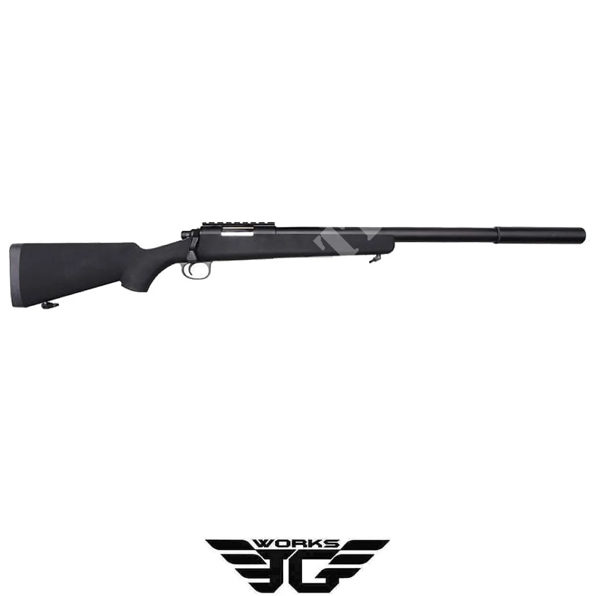 BAR-10 RIFLE DE FRANCOTIRADOR DE MUELLE ACTIVO CON SILENCIADOR JG (BAR10-367)
