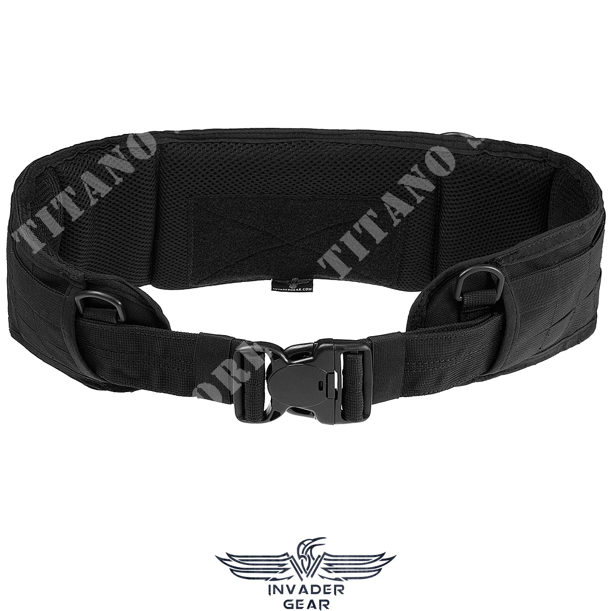 CINTURÓN ACOLCHADO NEGRO PLB BELT INVADER GEAR (INV-3922)