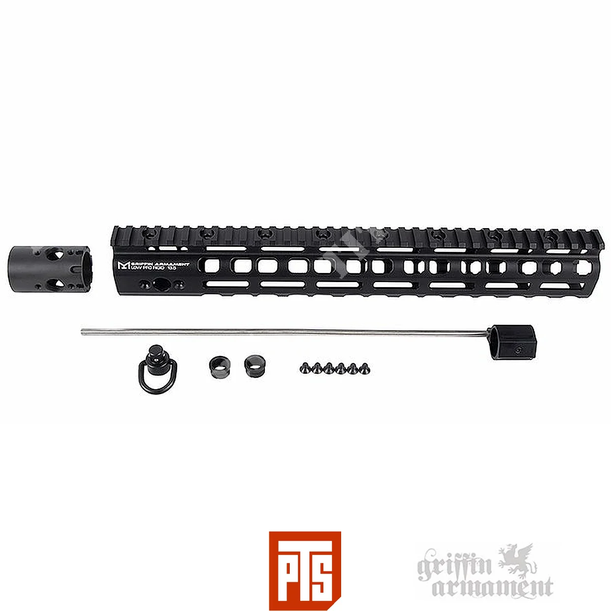 RAIL LOW PRO RIGID M-LOK 13.5 '' NEGRO PTS GRIFFIN ARMAMENT (PTS-GA026490307)