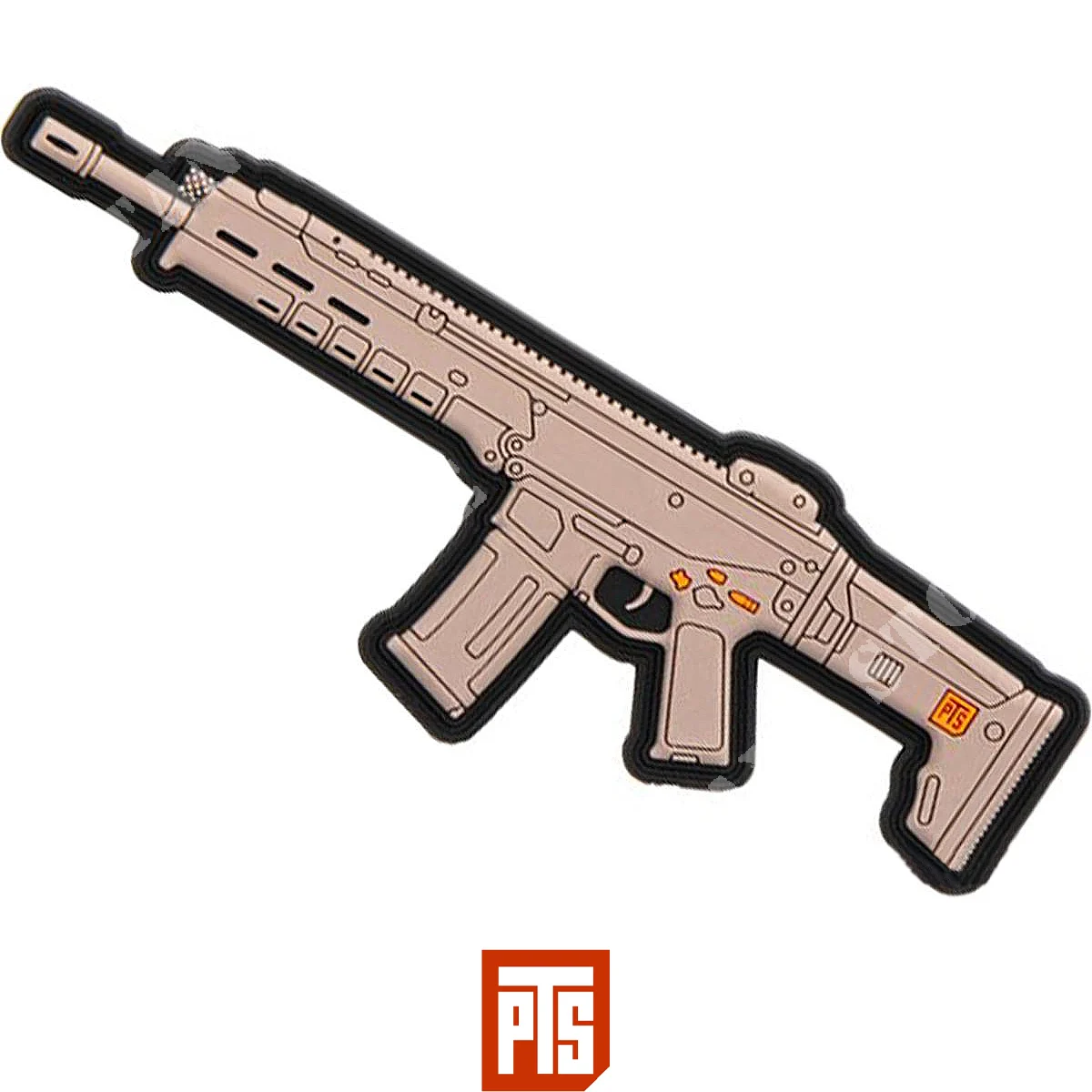PARCHE PVC MASADA 4.6 '' RIFLE DARKEARTH PTS (PTS-PT845530313)