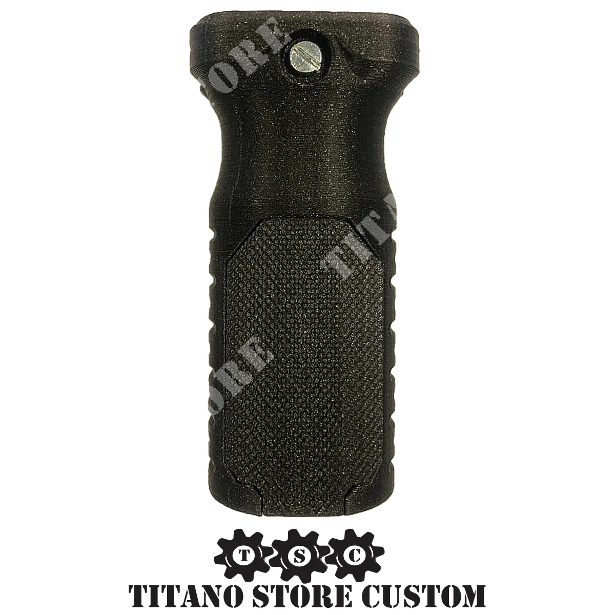 MANIJA VERTICAL NEGRA METALIZADA TIPO1 TSC (TSC-GRIP1-MBK)