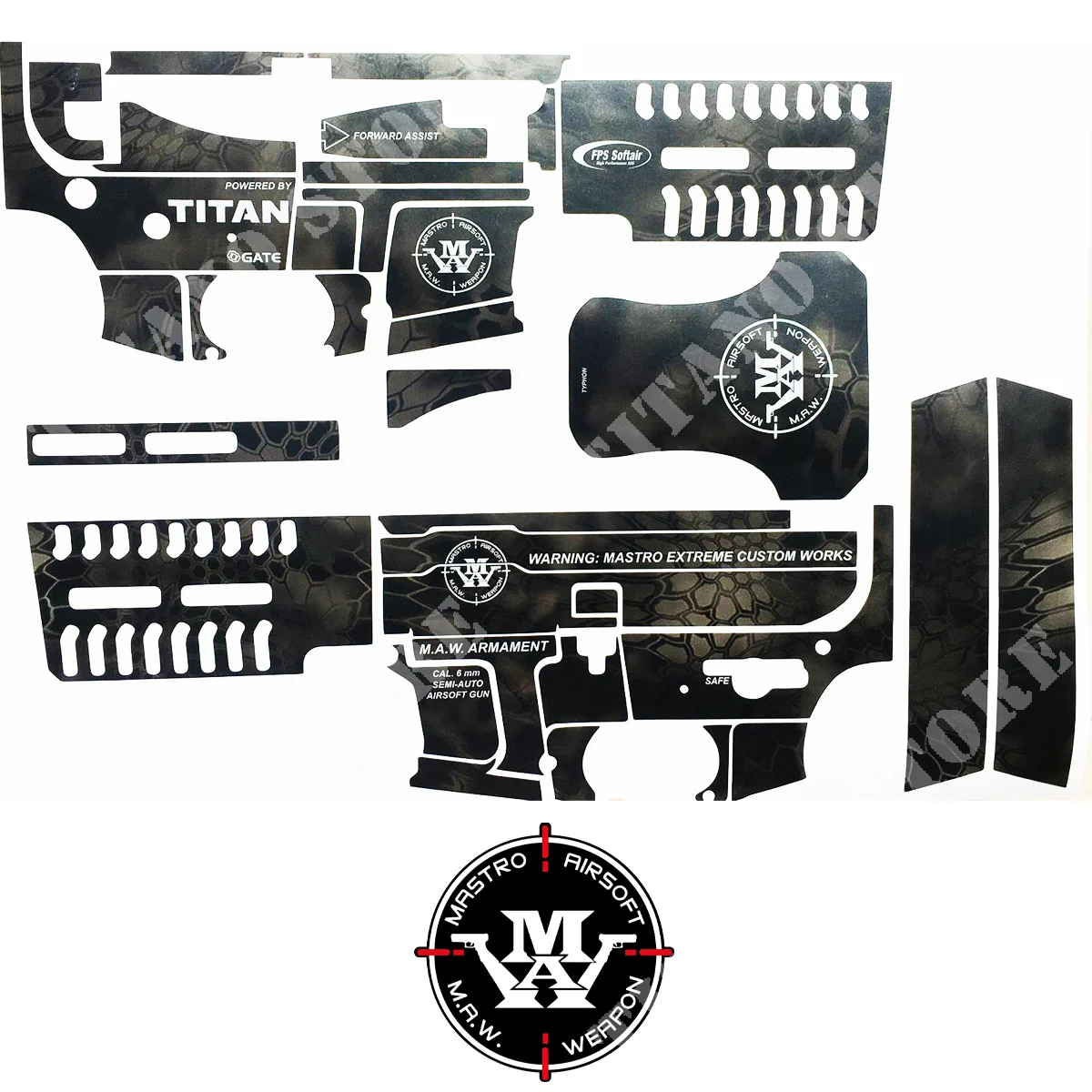 PIEL ADHESIVA KRYPTEK TYPHON PARA ARP 9 MAW (MAW-SK9-THP)