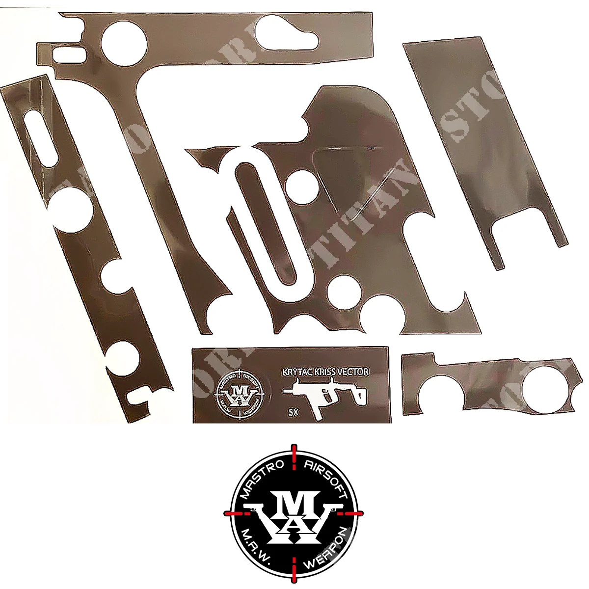 PIEL ADHESIVA DARK EARTH PARA VECTOR MAW (MAW-SKVCT-DKH)