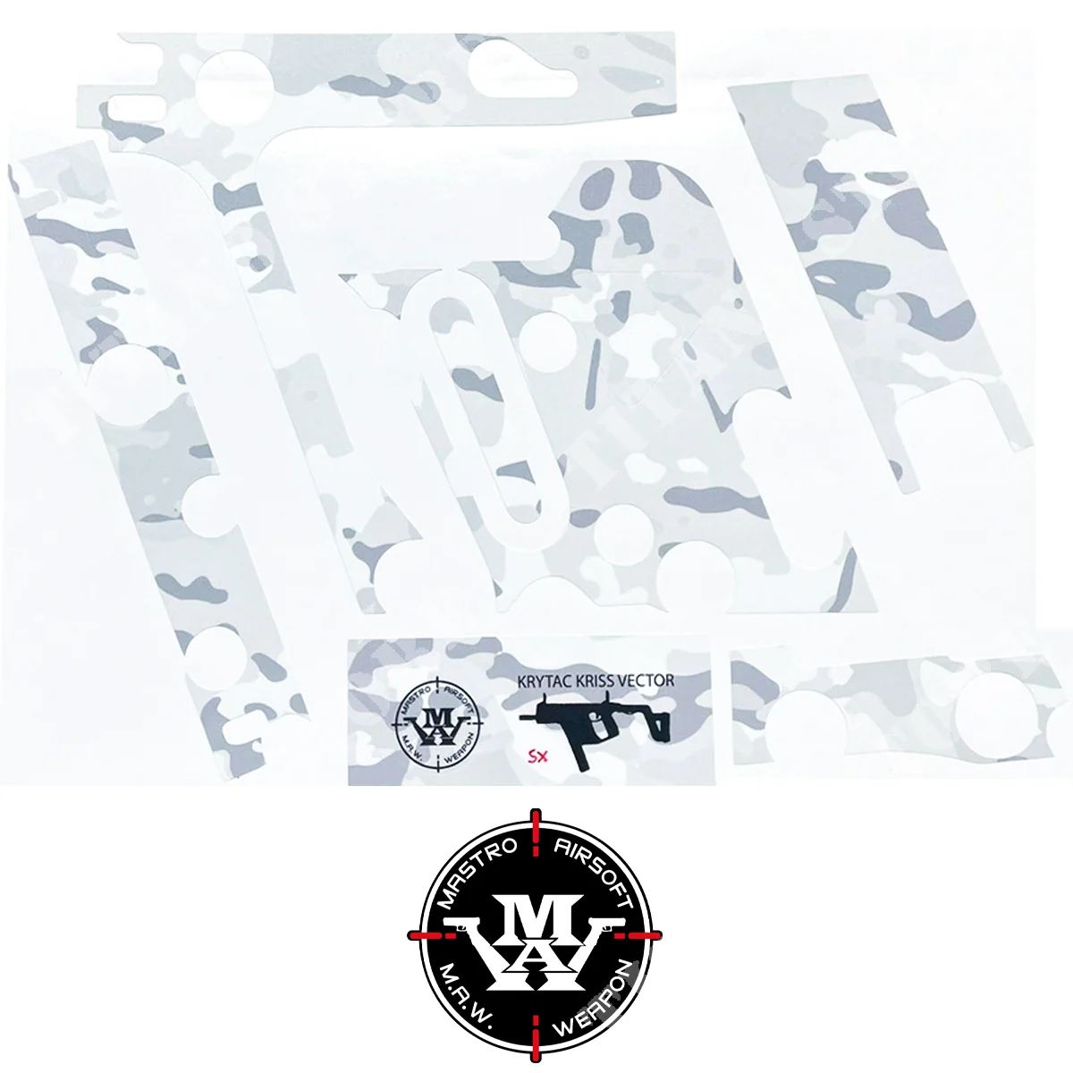 PIEL ADHESIVA ALPINE MULTICAM PARA VECTOR KRYTAC MAW (MAW-SKVCT-MCAP)