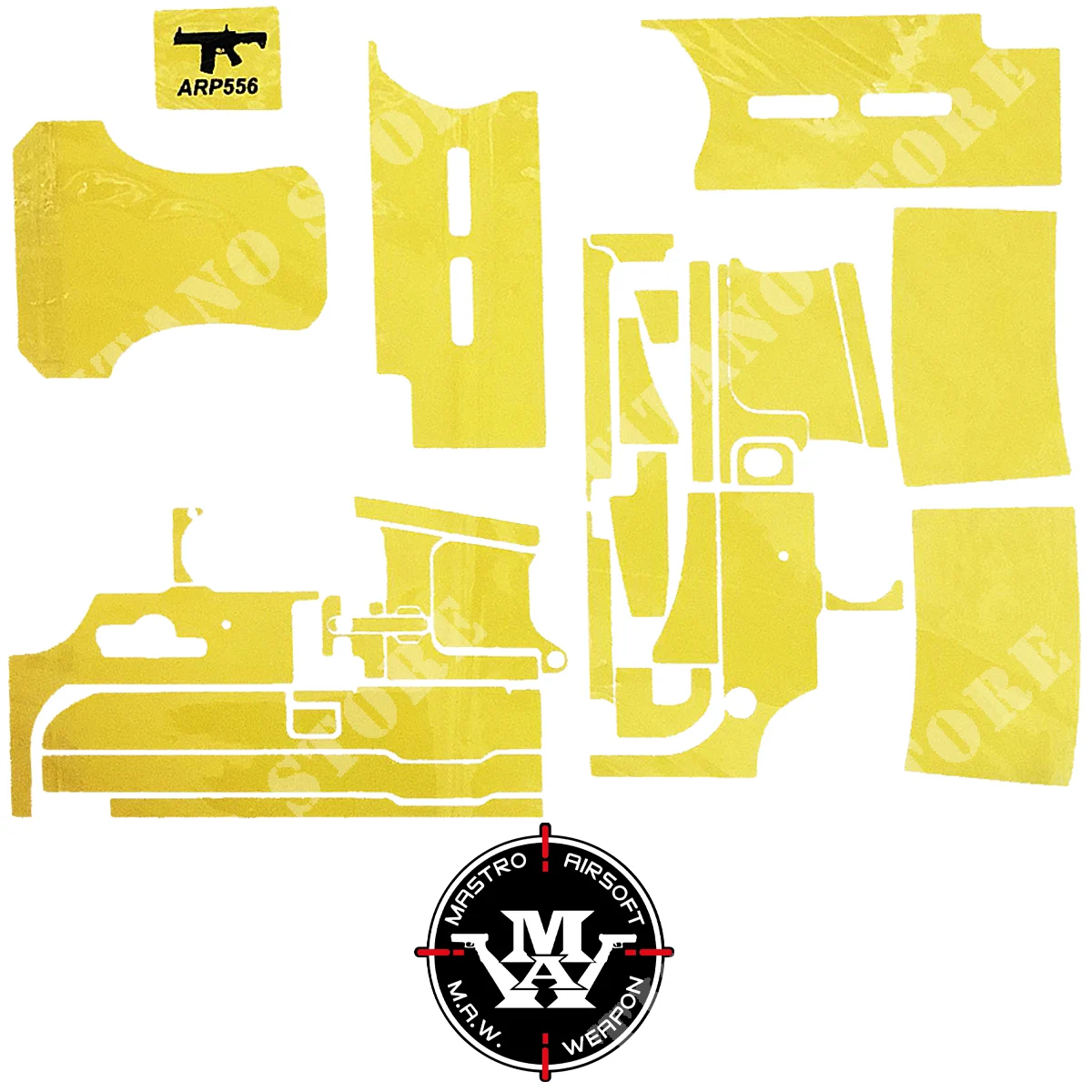 ADHESIVO PARA LA PIEL AMARILLO PARA ARP556 MAW (MAW-SK556-YLW)